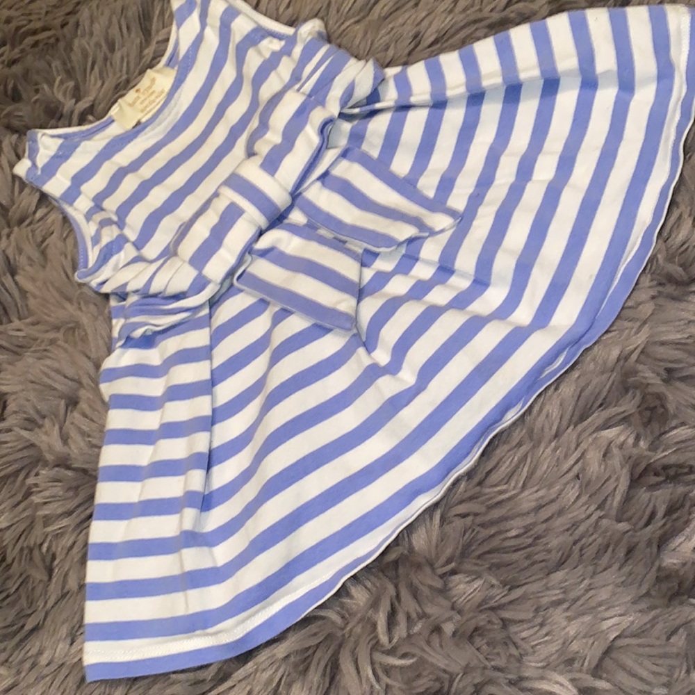 Kate Spade cotton blue striped dress - Picture 3 of 5